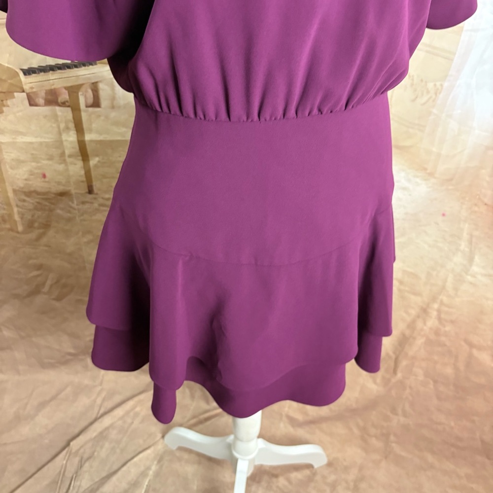 NEW Alice + Olivia Palmira Tie-Back Tiered Dress - Picture 7 of 12